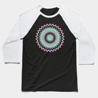 Zig Zag Circles Baseball T-Shirt